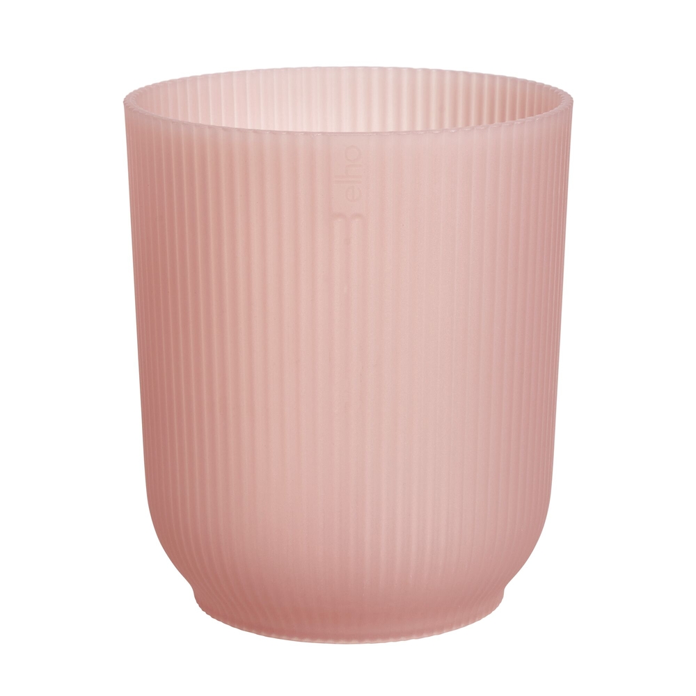 Cache-pot Vibes Fold orchidée H.12.5cm rose glacé