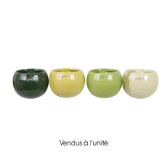Cache-pot vert magnétique, plusieurs coloris disponibles - D.8cm
