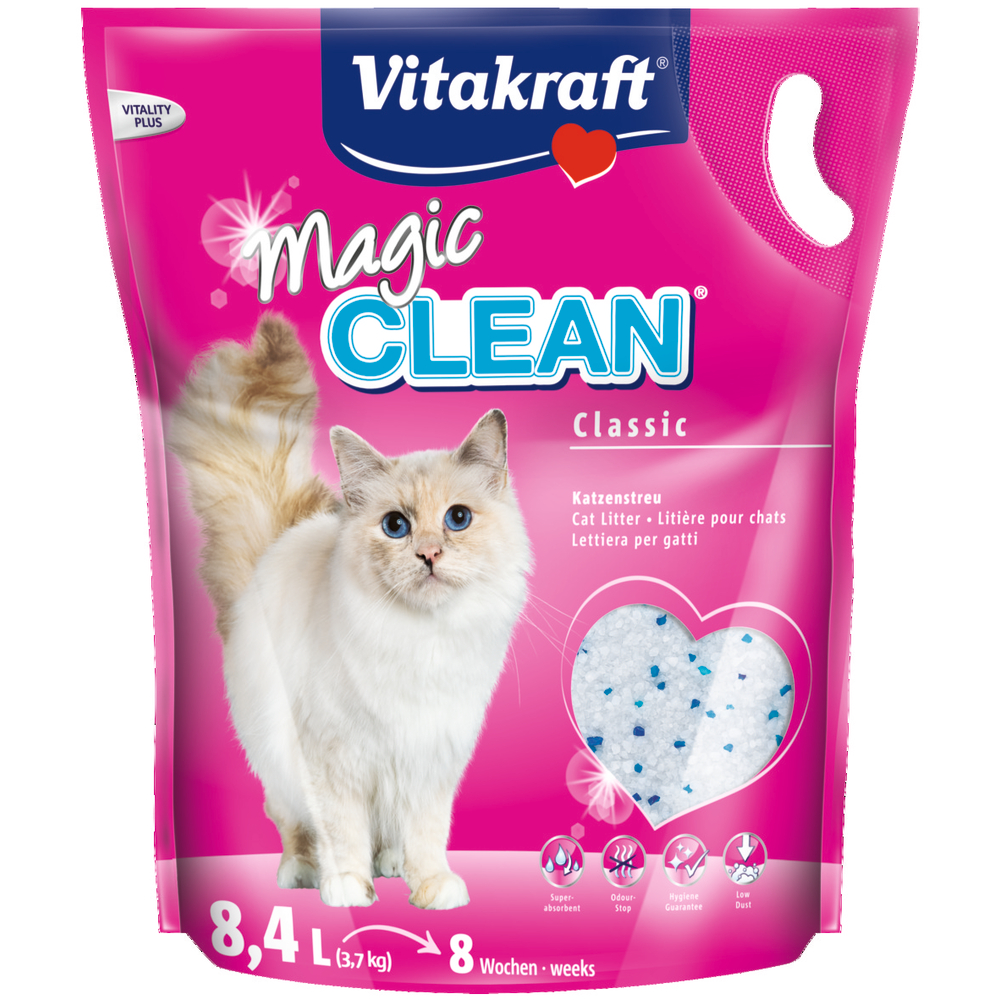Litière Magic Clean pour chat 8.4L