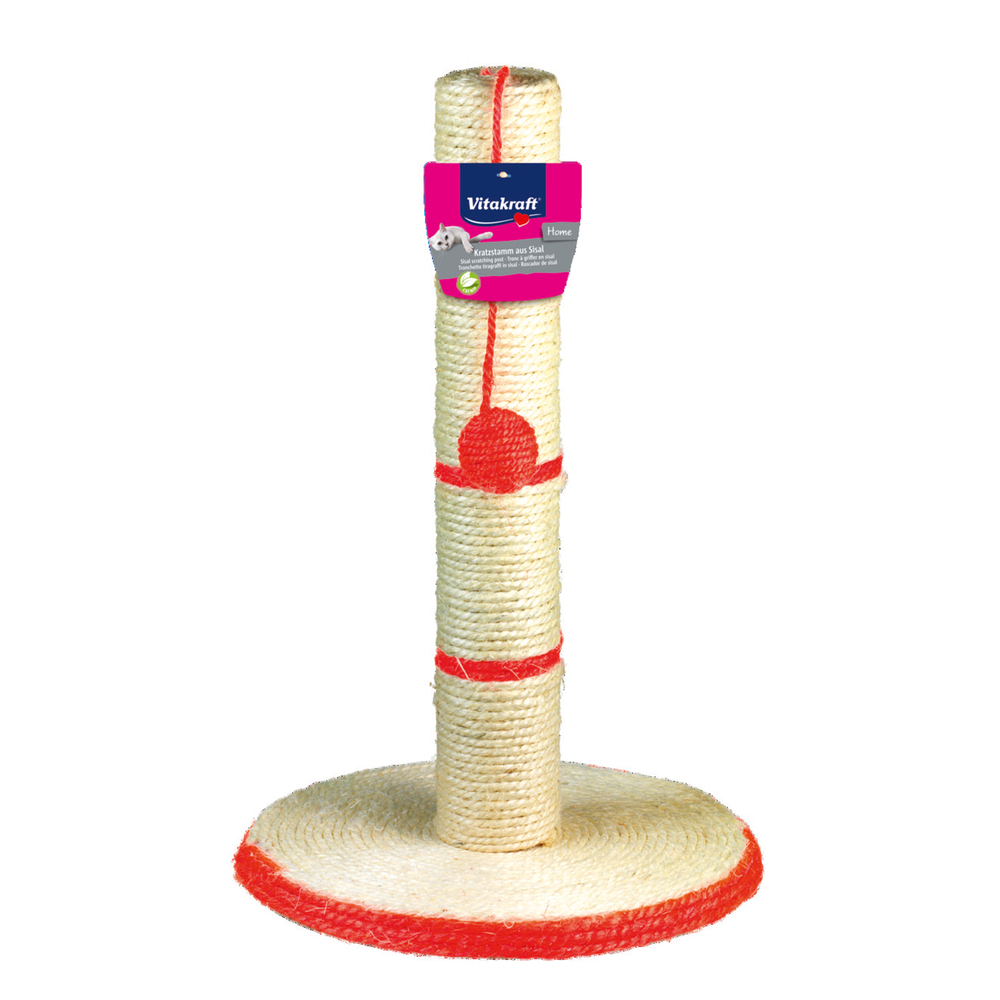 Poteau griffoir avec balle pour chat