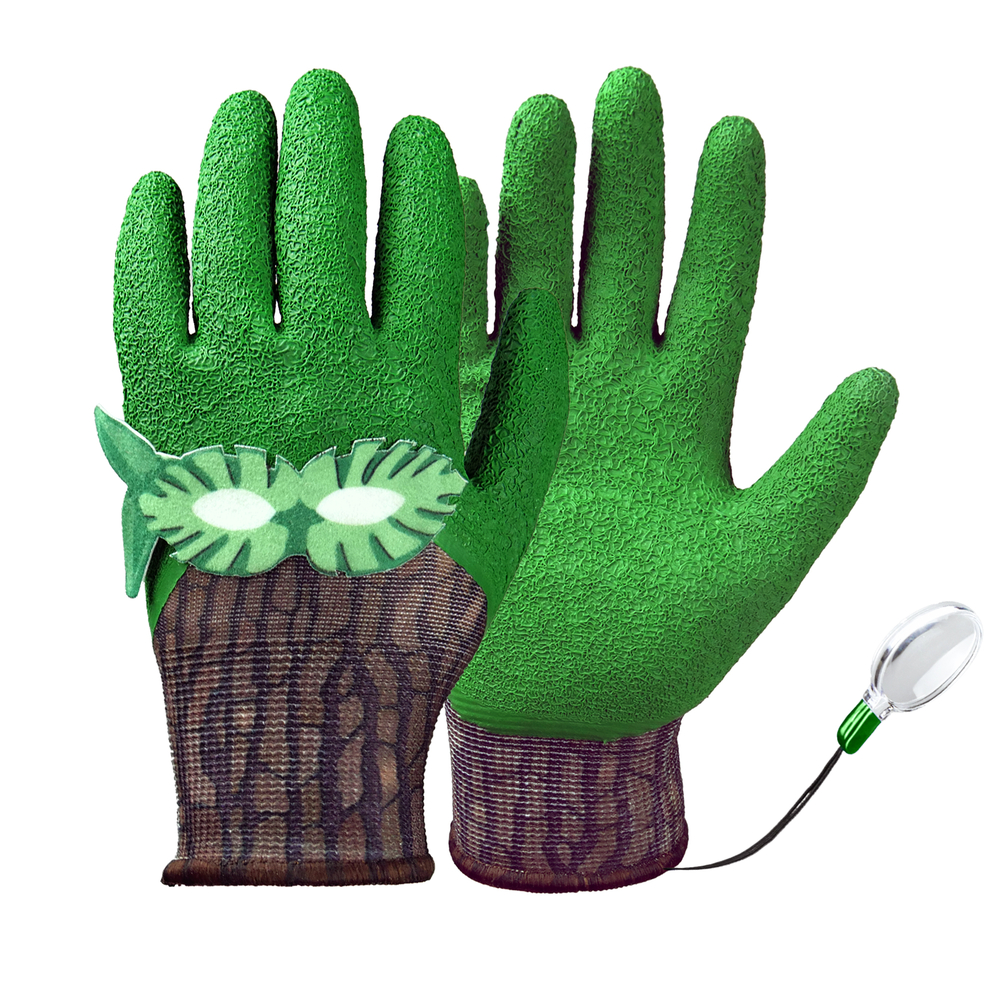Gants de jardin pour enfant polyvalents, Loupe explorateur T9-11 ans