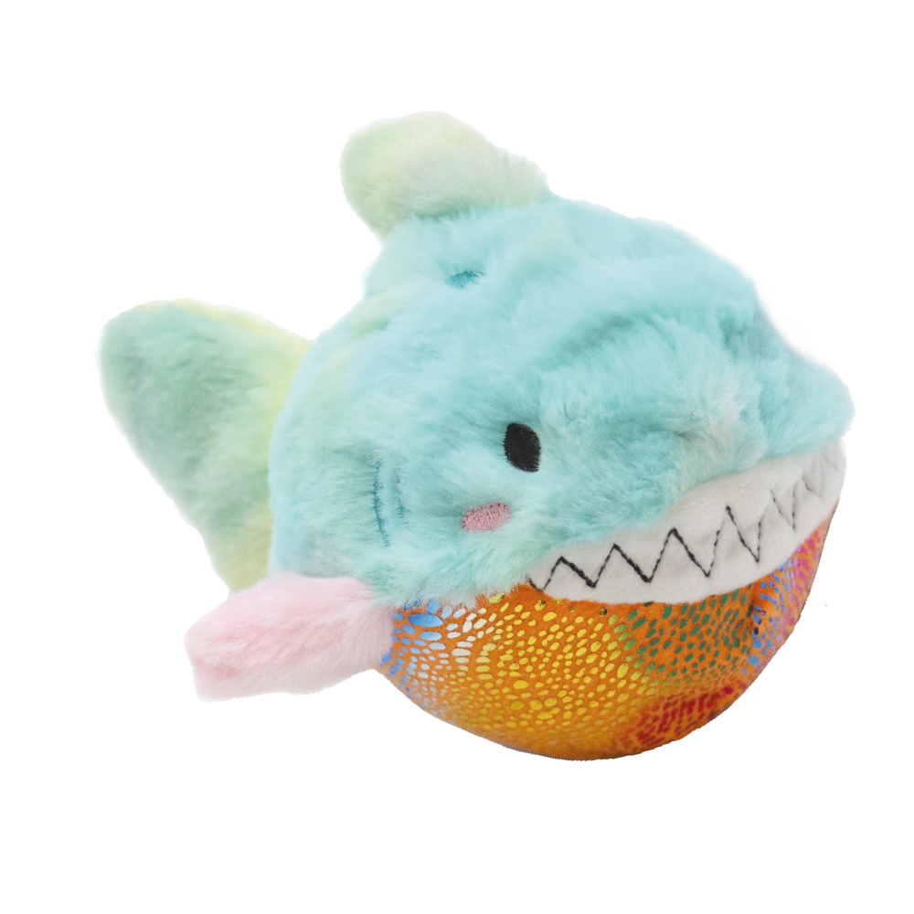 Jouet requin avec balle pour chien