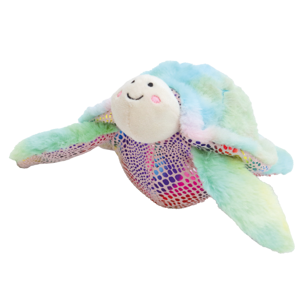 Jouet tortue avec balle pour chien