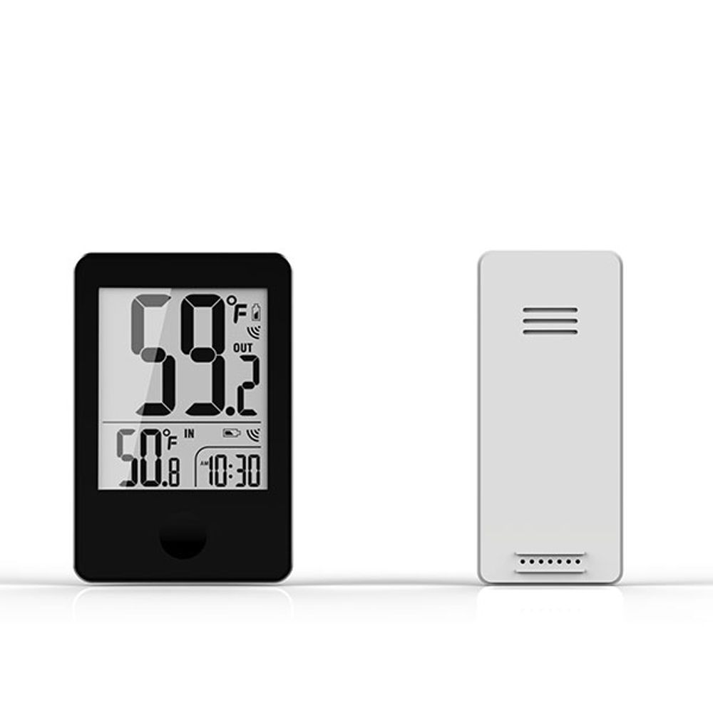 Thermomètre mini-maxi digital avec capteur extérieur sans fil