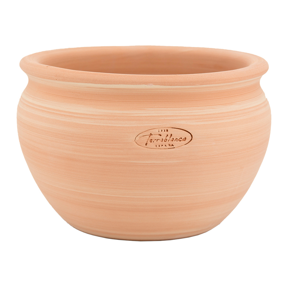 Pot boule en terre cuite - D.22xH.16cm