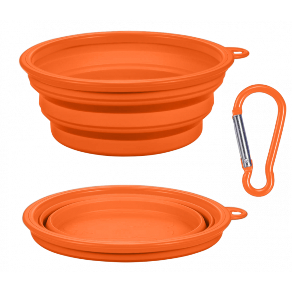 Bol pliable avec couvercle pour chien 360 ml