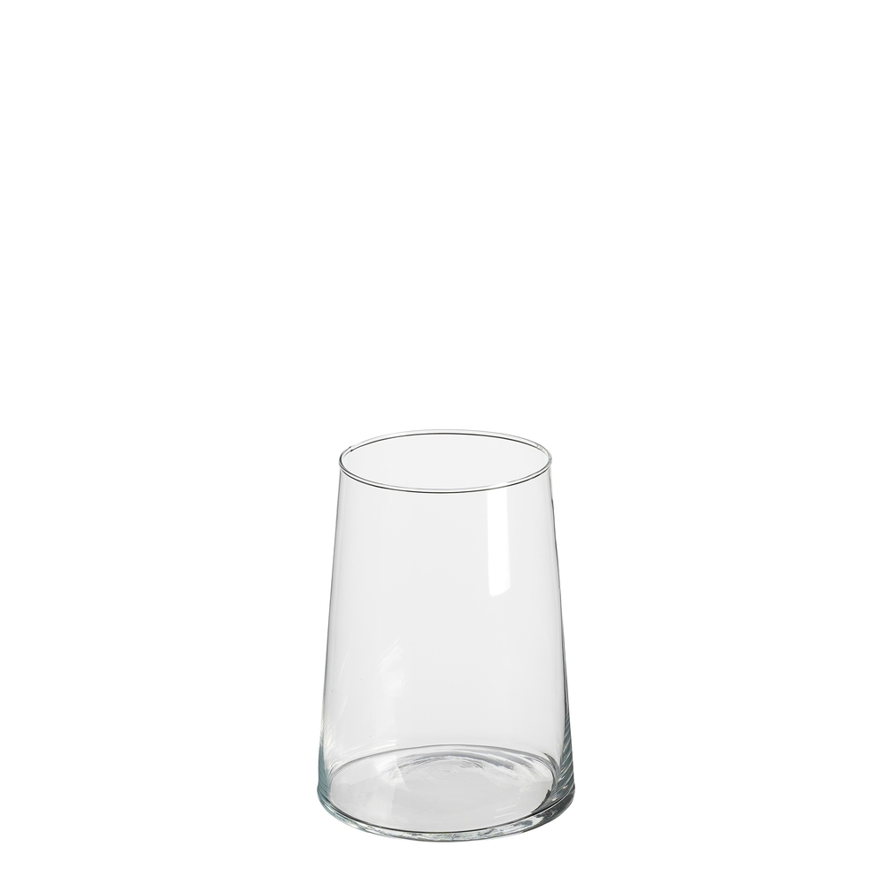 Vase Lisera en verre - H.19xD.14cm