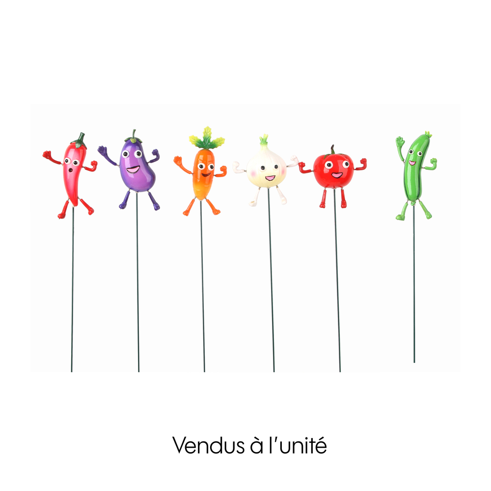 Décoration à piquer : petit légume - H.70cm