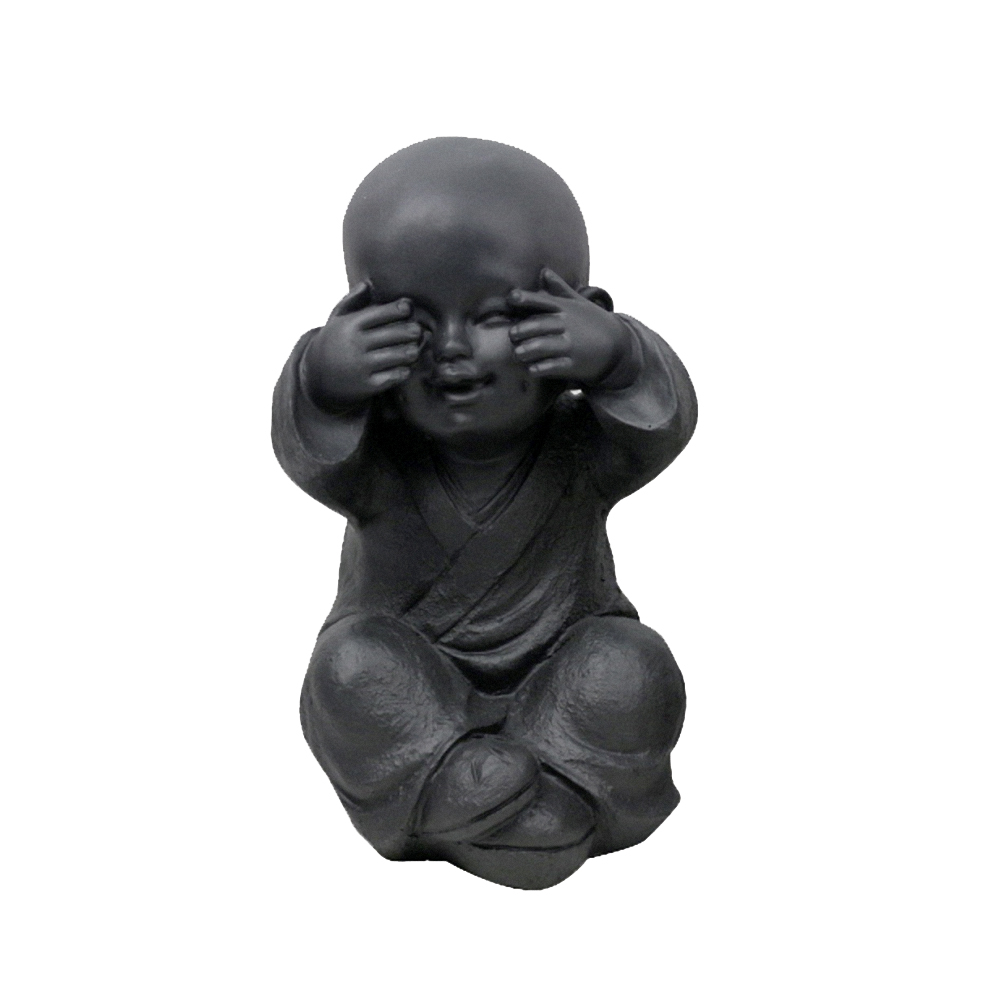 Moine enfant en polyrésine - H.27cm