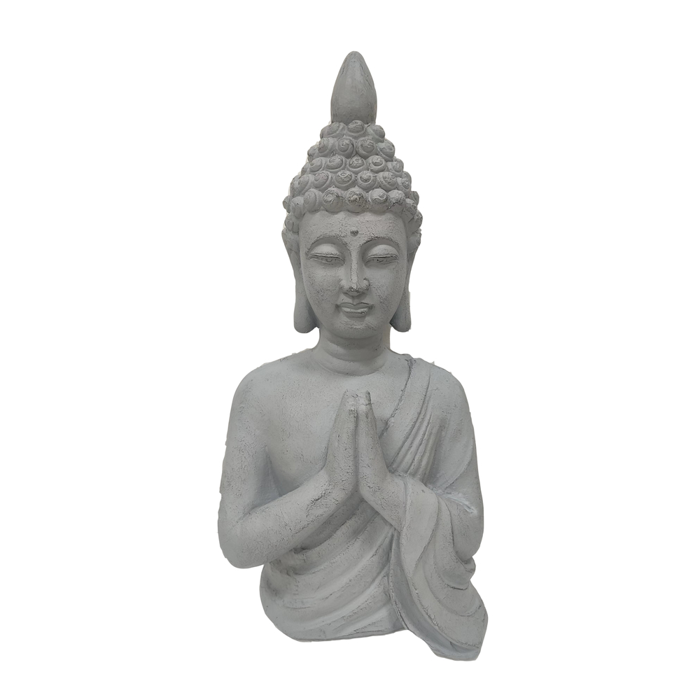 Buste de Bouddha en fibre d'argile - L.20xl.39xH.60cm