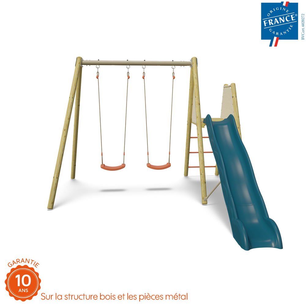 Portique bois/métal Harmonie Billy 369x302xH.230cm