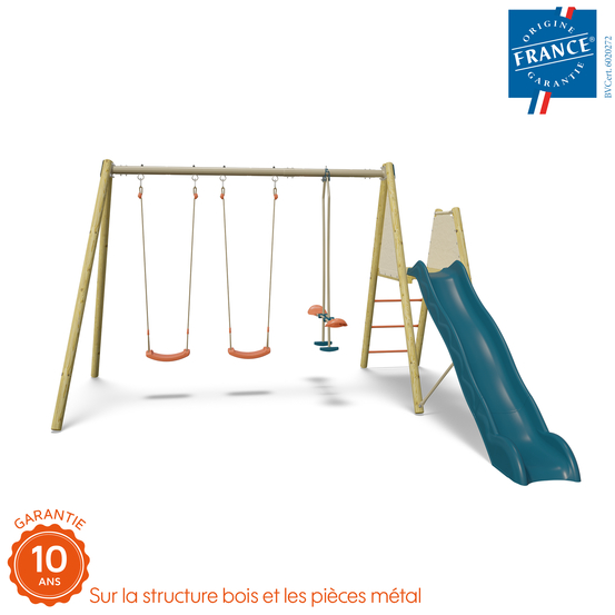 Portique bois/métal Harmonie Romy 382x369xH.230cm