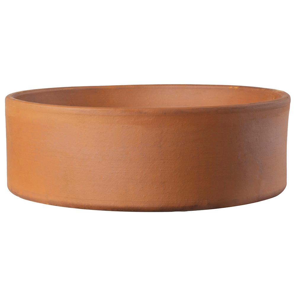 Coupe Modul'O Cotto ronde en terre cuite - D.24xH.7,7cm