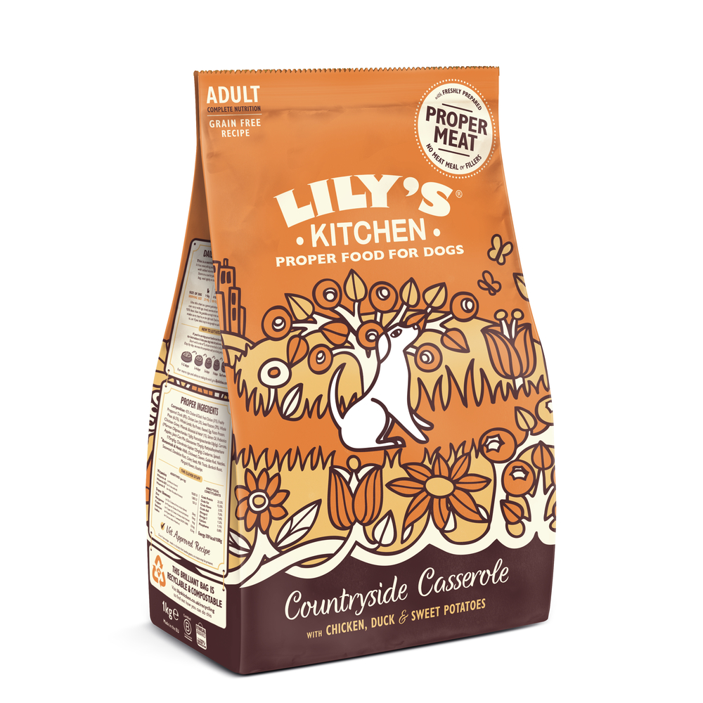 Croquettes Lily's Kitchen au poulet et au canard pour chien 2.5 kg