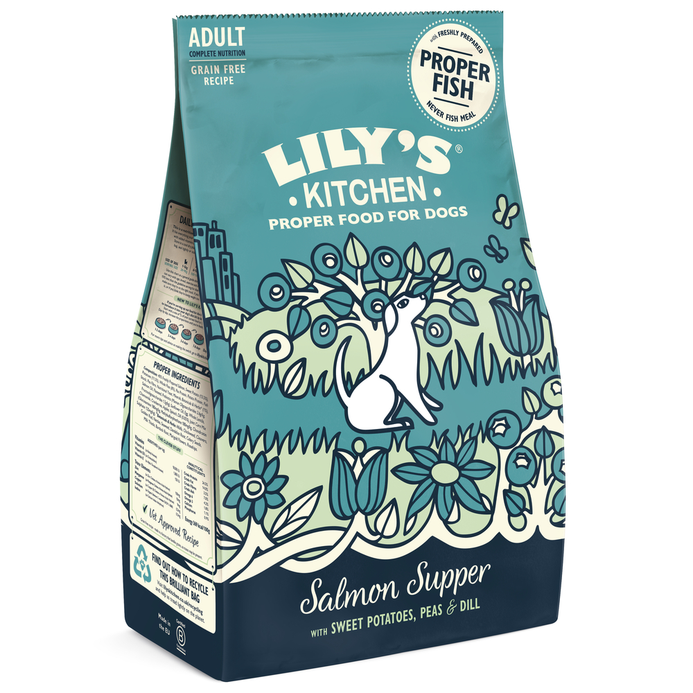Croquettes Lily's Kitchen au saumon pour chien 2.5 kg