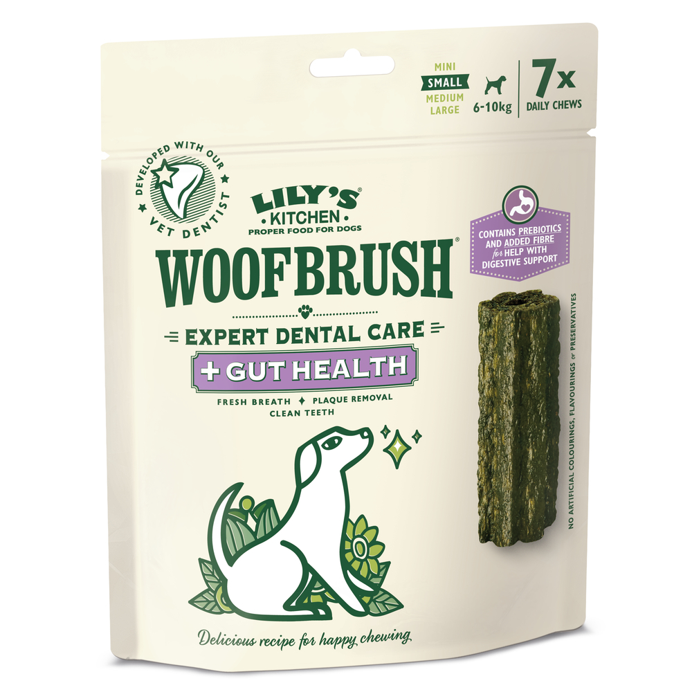 Bâtons dentaires Woofbrush en Multipack pour chien 7x22g - 154g