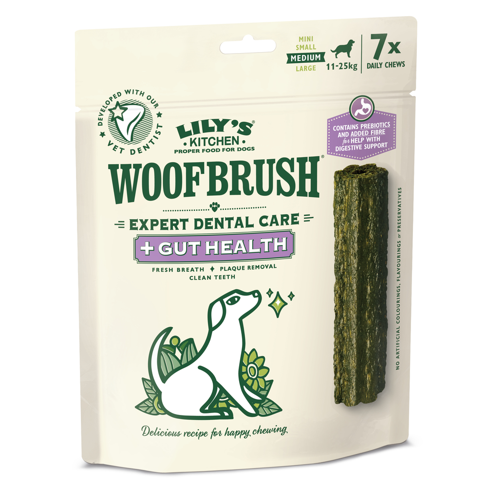 Bâtons dentaires Woofbrush en Multipack pour chien 7x28g - 196g