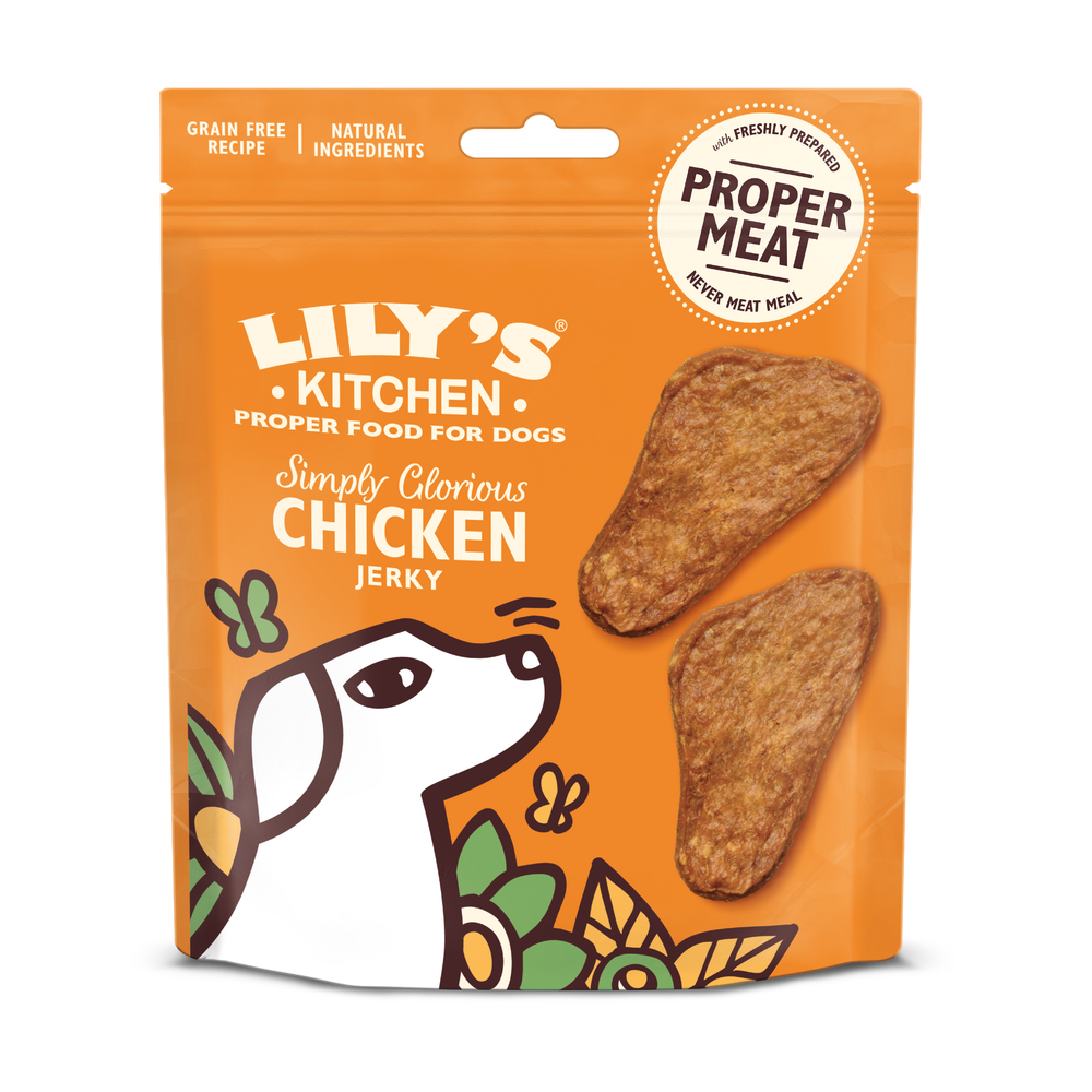 Friandises à la viande séchée de poulet pour chien 70g