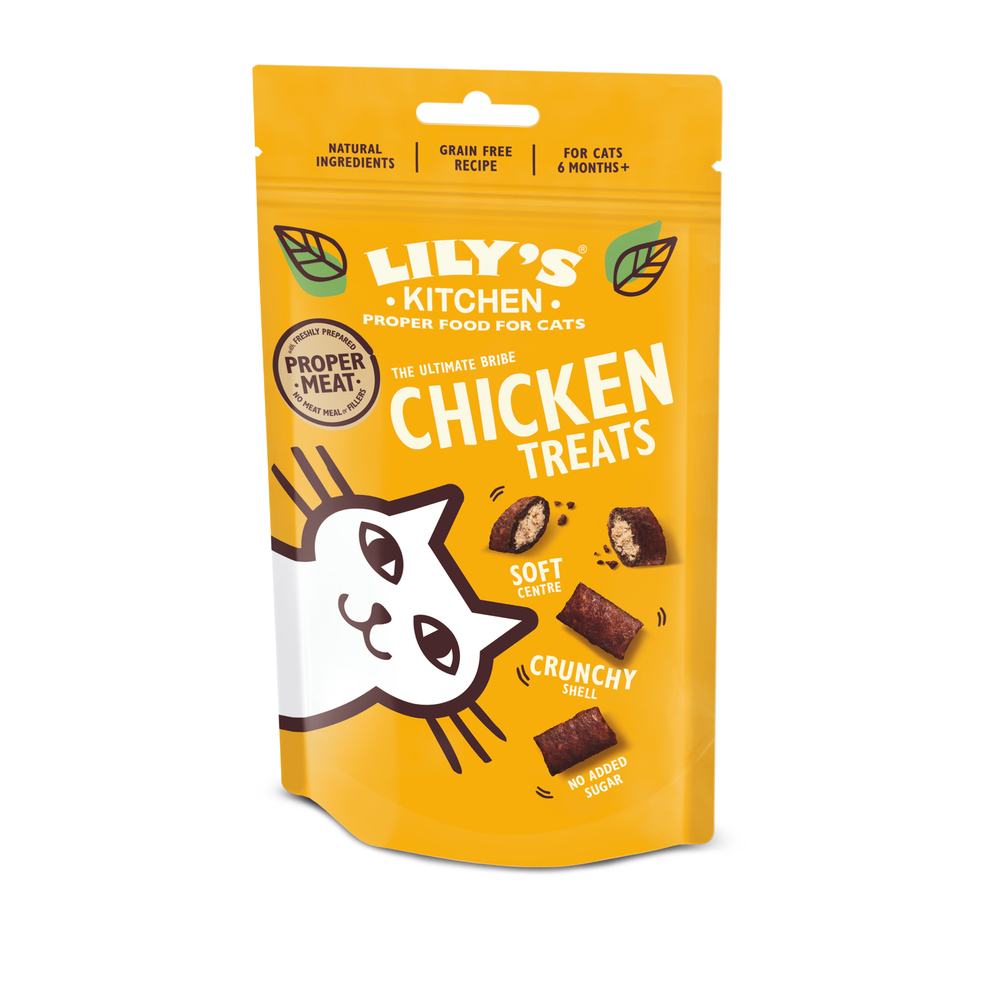 Friandises Lily's Kitchen au poulet pour chat 60 g