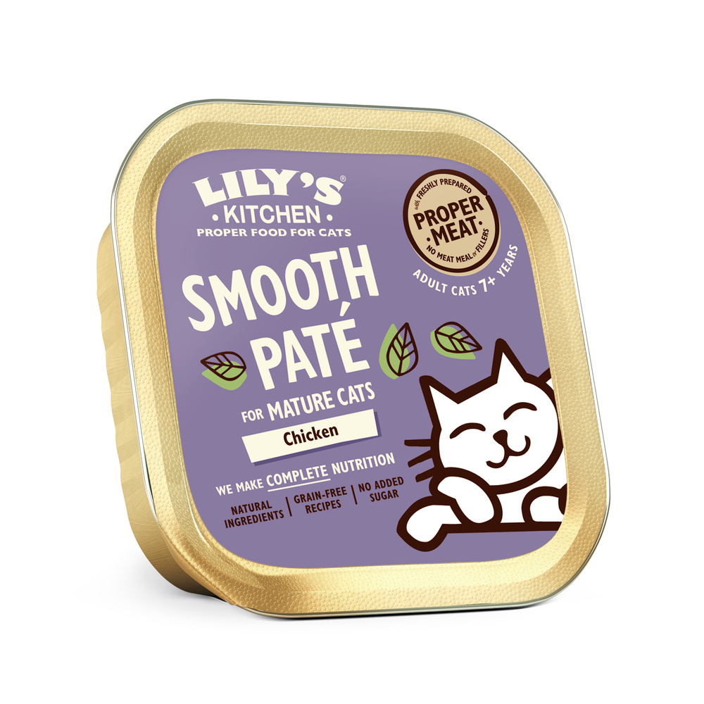 Pâtée au poulet pour chat senior 85g