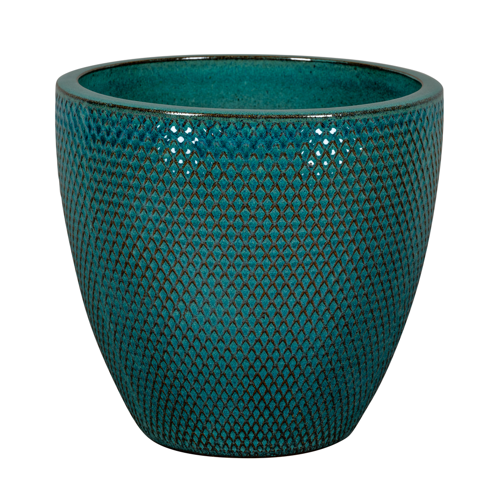 Pot Busan 1-01DMG Bleu - 38x33cm