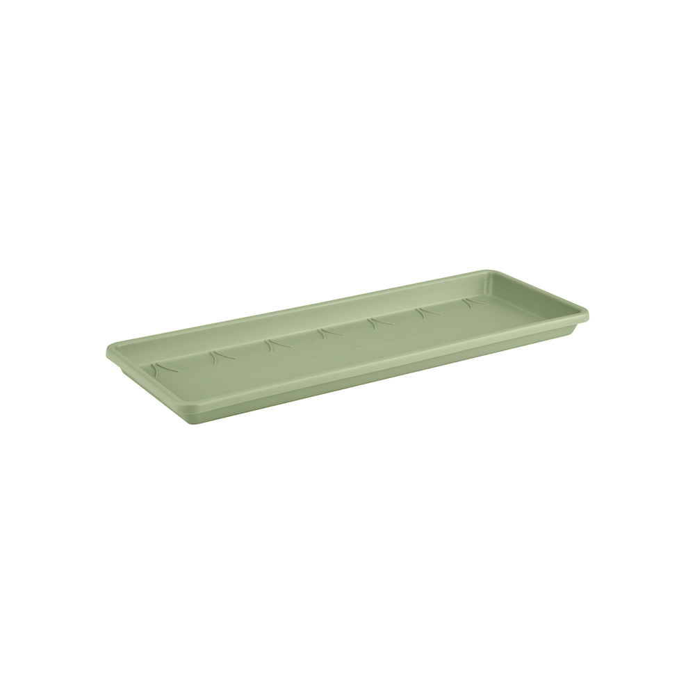 Soucoupe pour balconnière Barcelona 50, vert pistache - L.45,5cm
