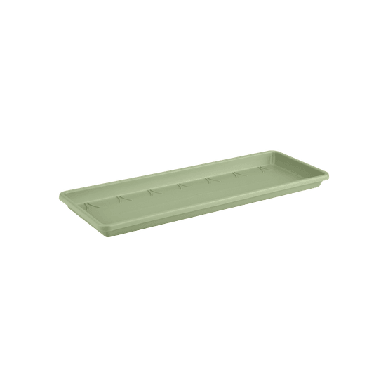 Soucoupe pour balconnière Barcelona 50, vert pistache - L.45,5cm