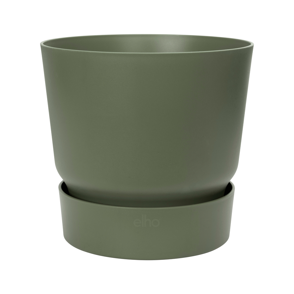 Pot Greenville rond Leaf Green vert - L.55cm
