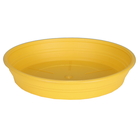Soucoupe ronde jaune - D.12cm