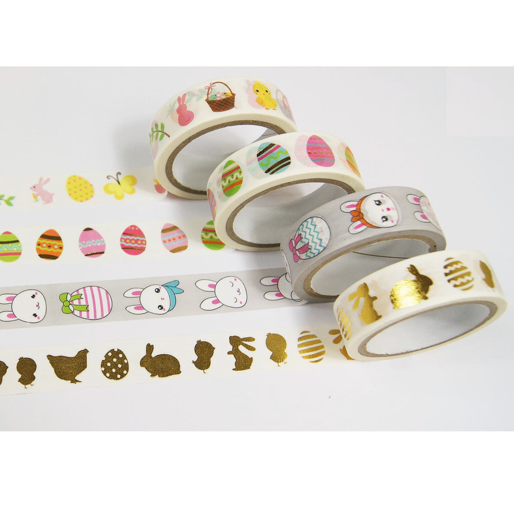 Rouleau de ruban adhésif - Thème Pâques - 1.5 x 500cm