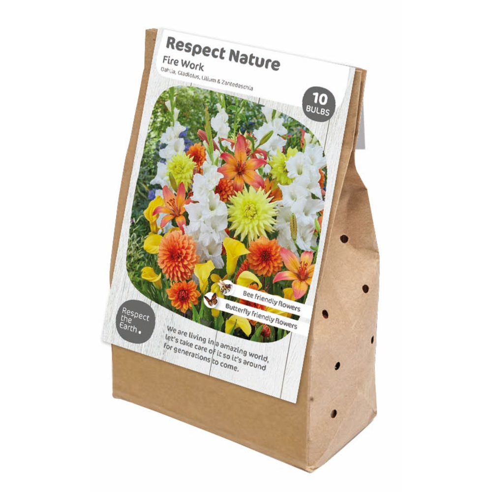 Assortiment de bulbes à fleurs : Respect Nature Feux d'artifice x10