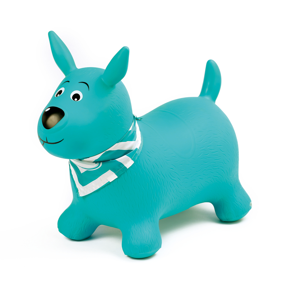 Jeu de plein air : Ballon sauteur Chien bleu L. 27xl.48xH.58cm