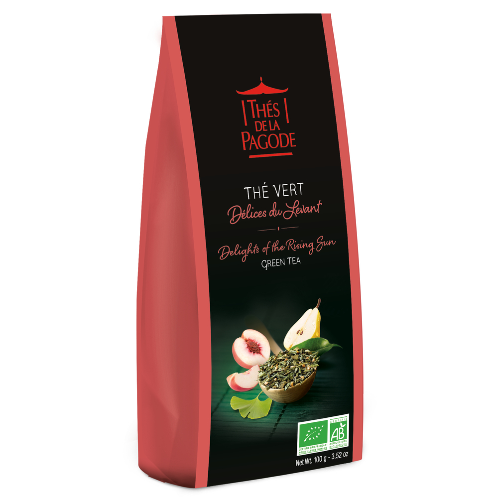 Thé vert bio : délices du levant - 100g