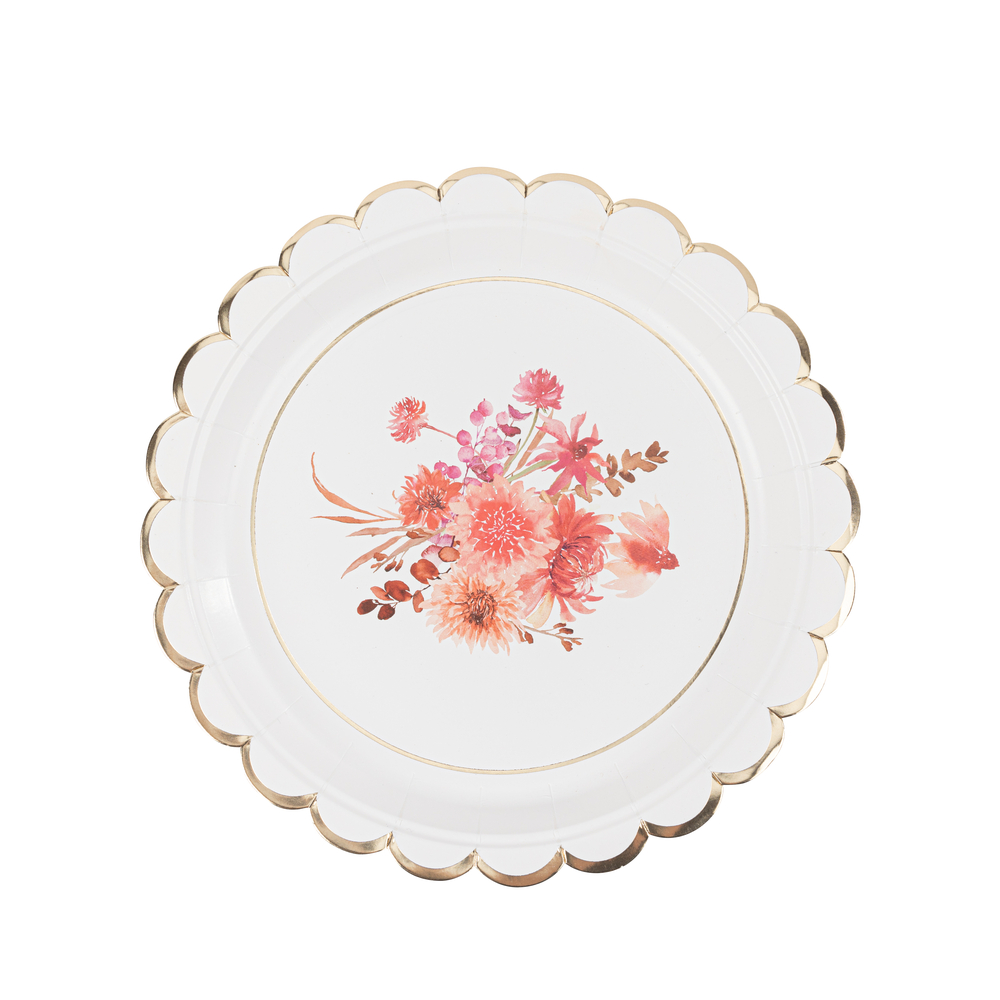 Assiettes en carton Time to Disco x8