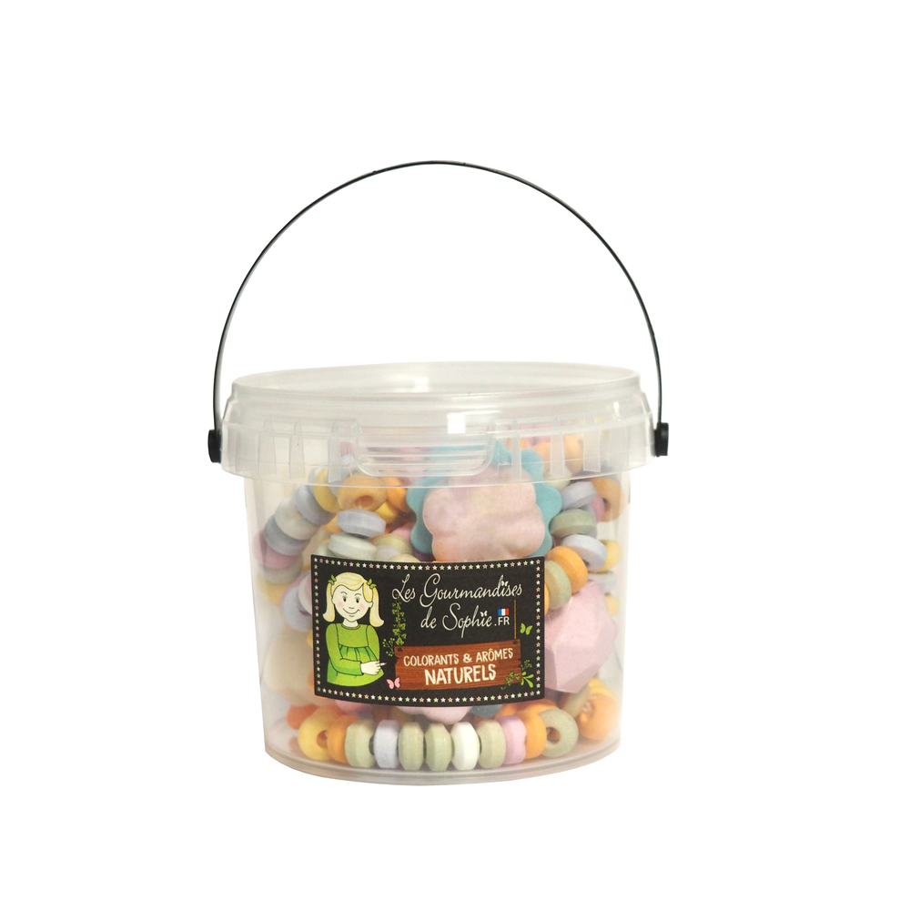 Seau confiseries : mélange bijoux - 140g