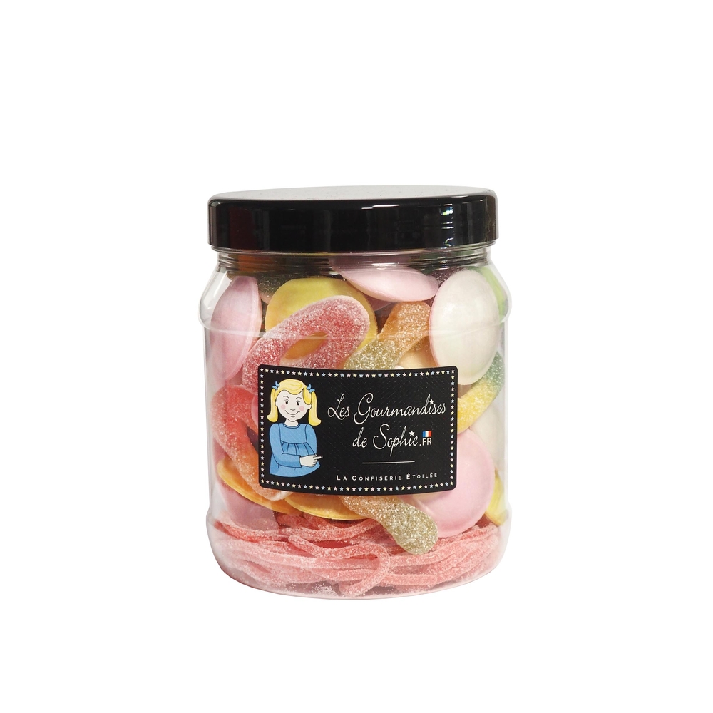 Bocal confiseries : mélange acidulé - 285g