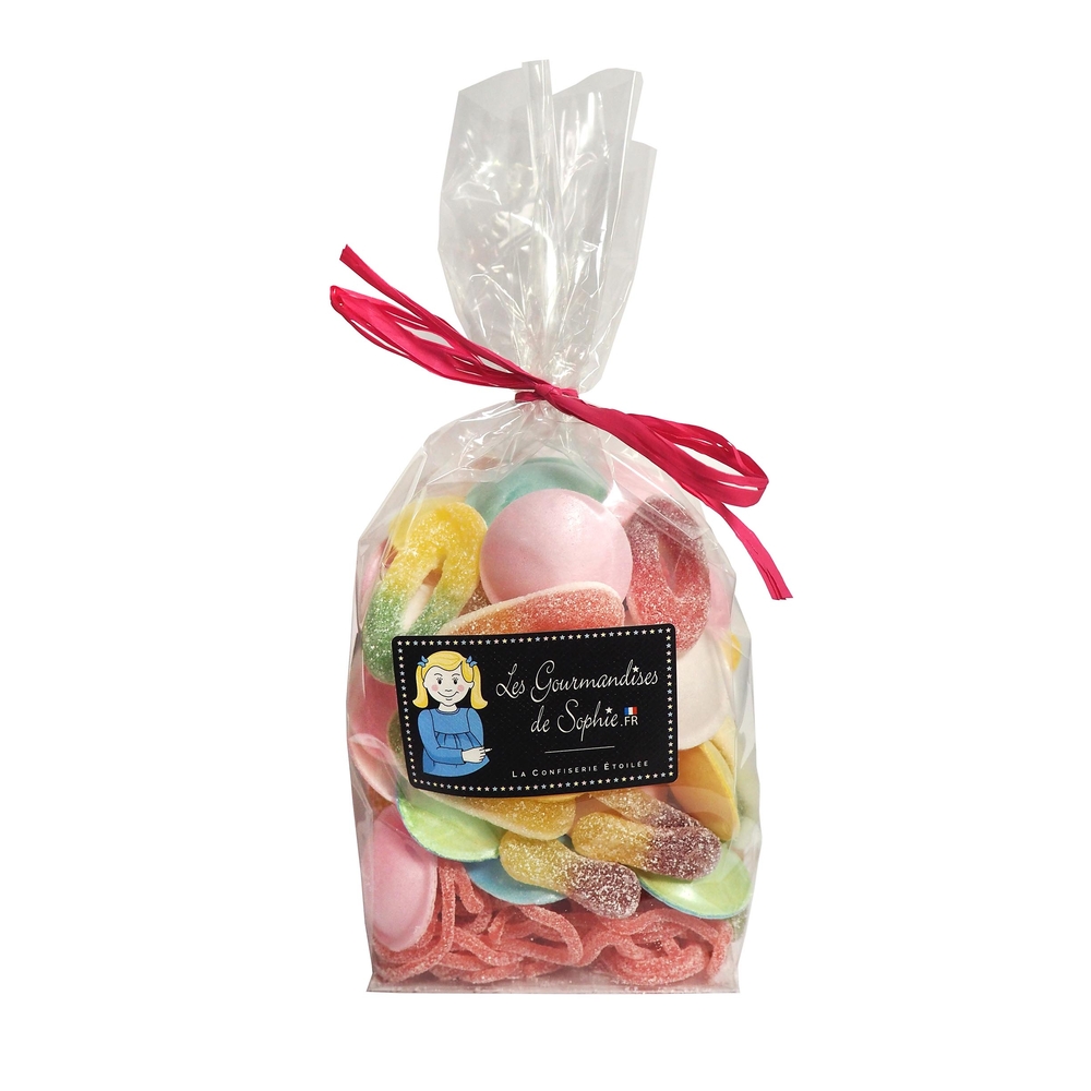 Sachet confiseries : mélange acidulé - 250g