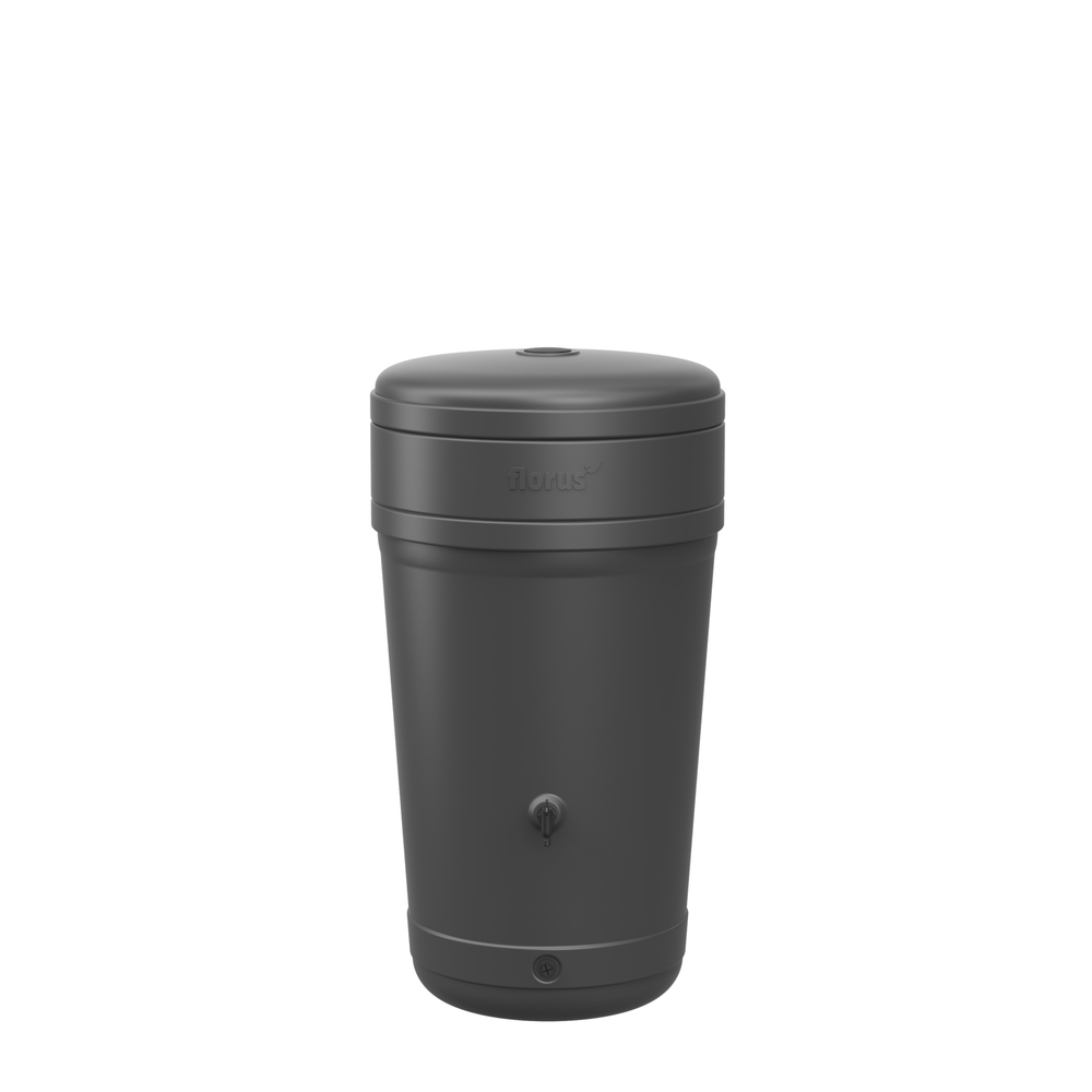 Récupérateur d'eau Florus noir 200 L