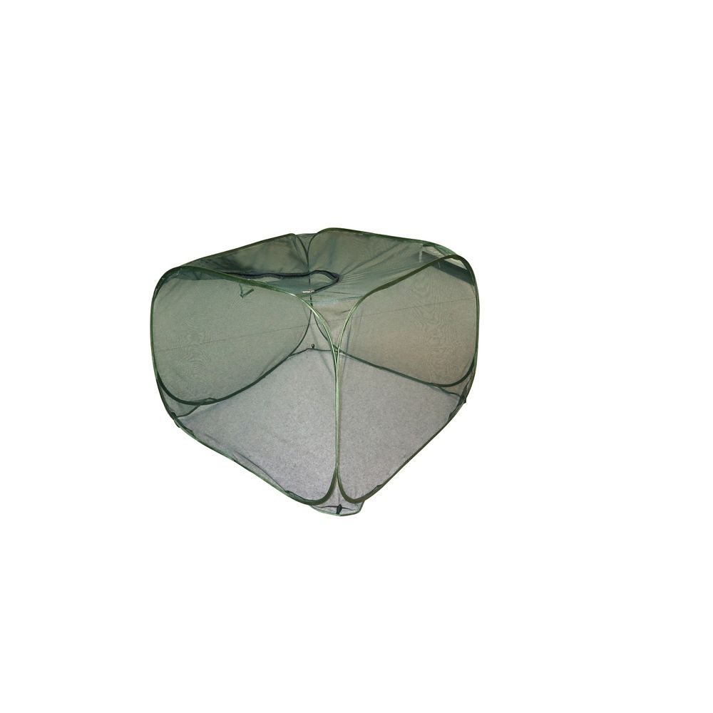 Facil'serre carrée, filet anti insectes L.100xl.100xH.75cm