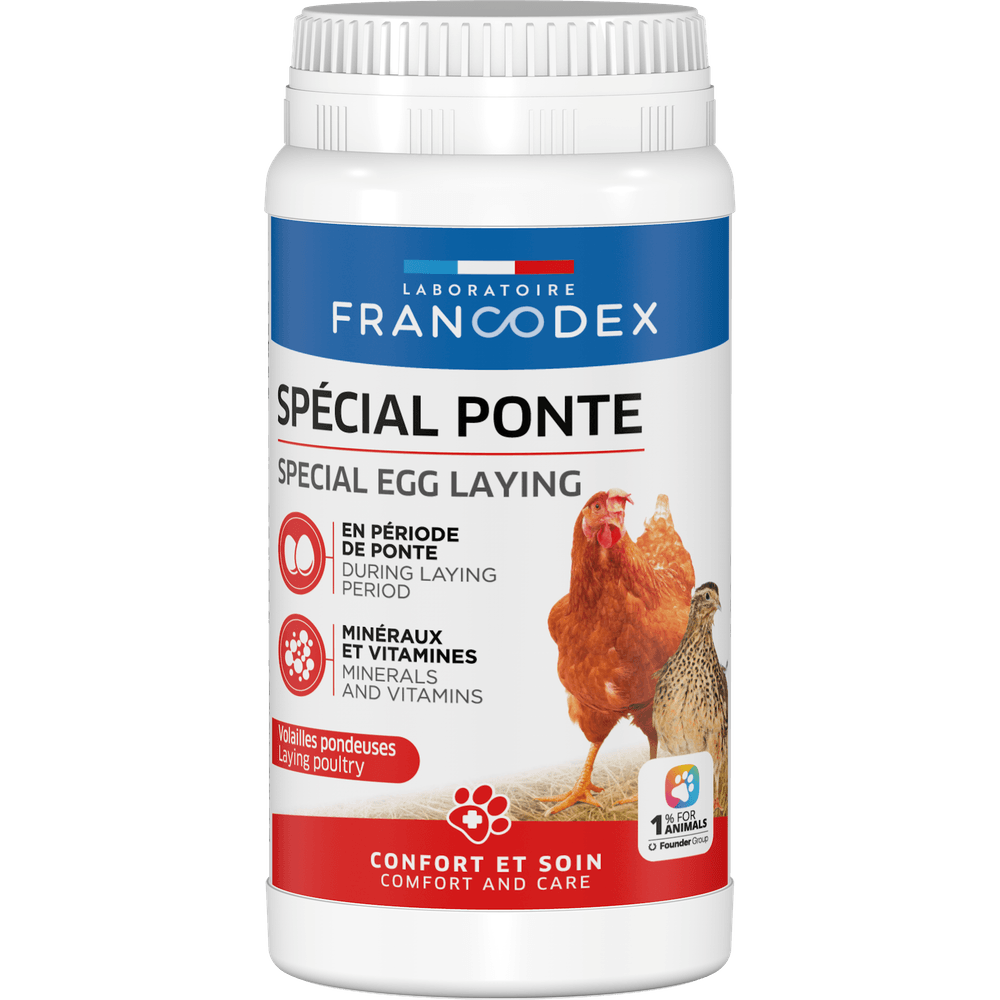 Minéraux essentiels Spécial ponte pour volailles pondeuses 400g
