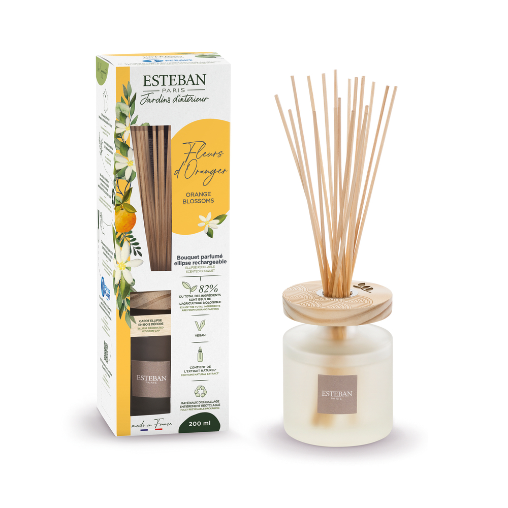 Bouquet parfumé et sa recharge - Fleurs d'oranger 200 ml