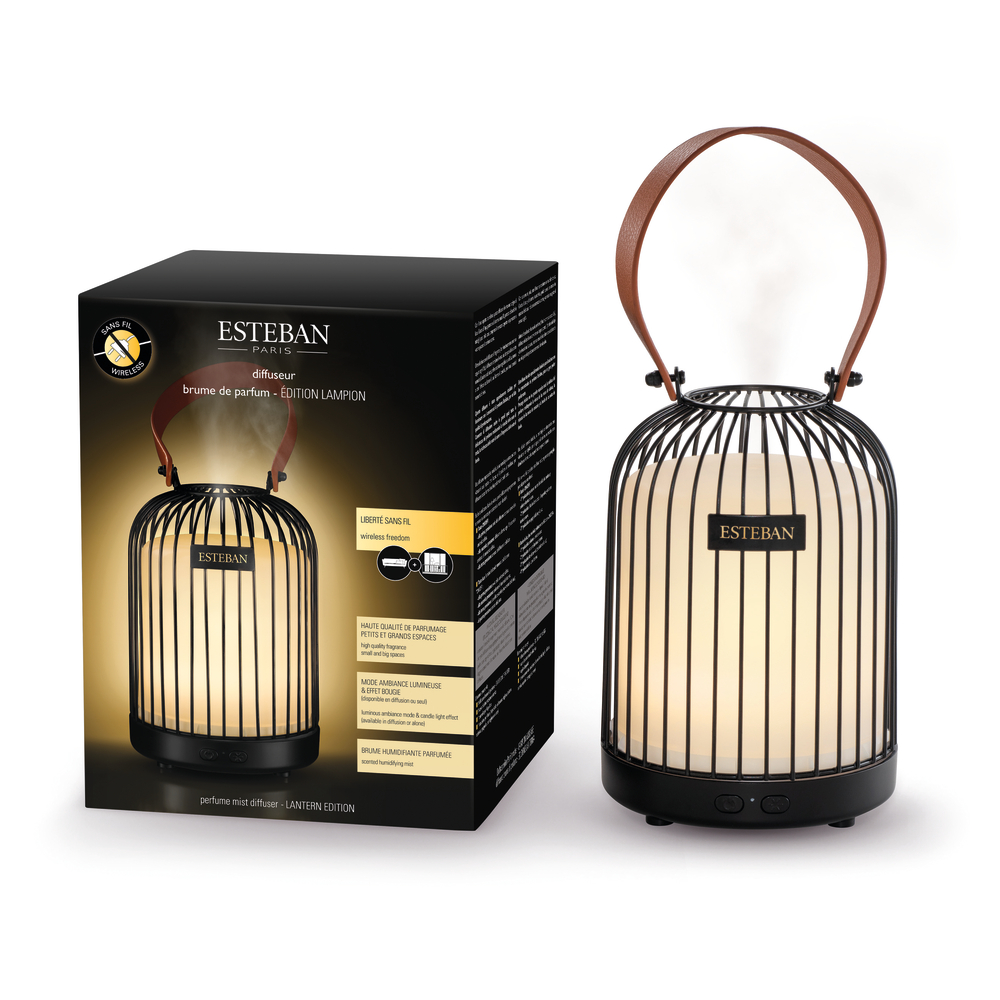 Diffuseur de brume de parfum Edition lampion, coloris noir