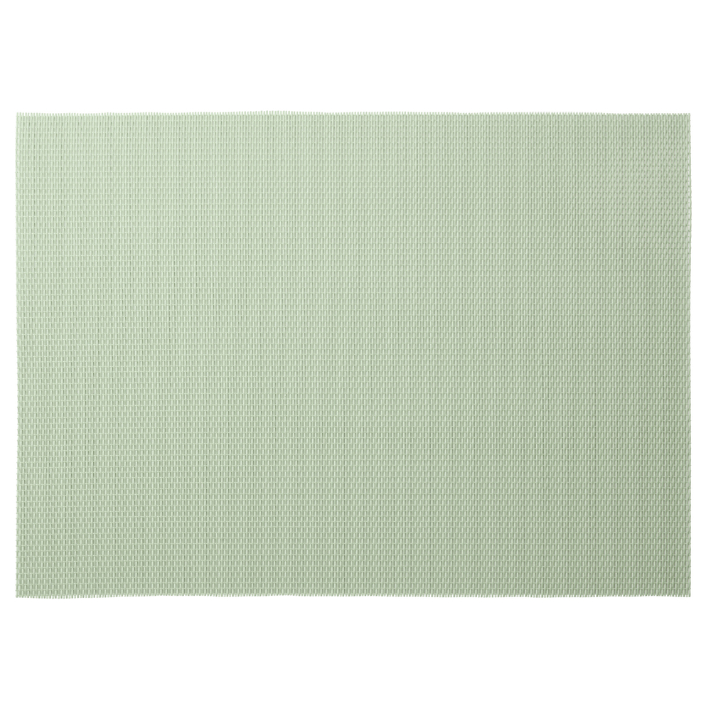 Set de table rectangulaire, coloris sage - 46x33cm