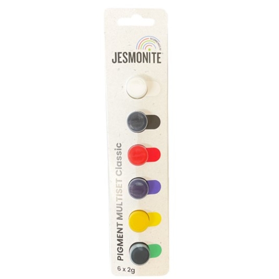 Pigments classiques en barrette pour Jesmonite de moulage - 6x2g