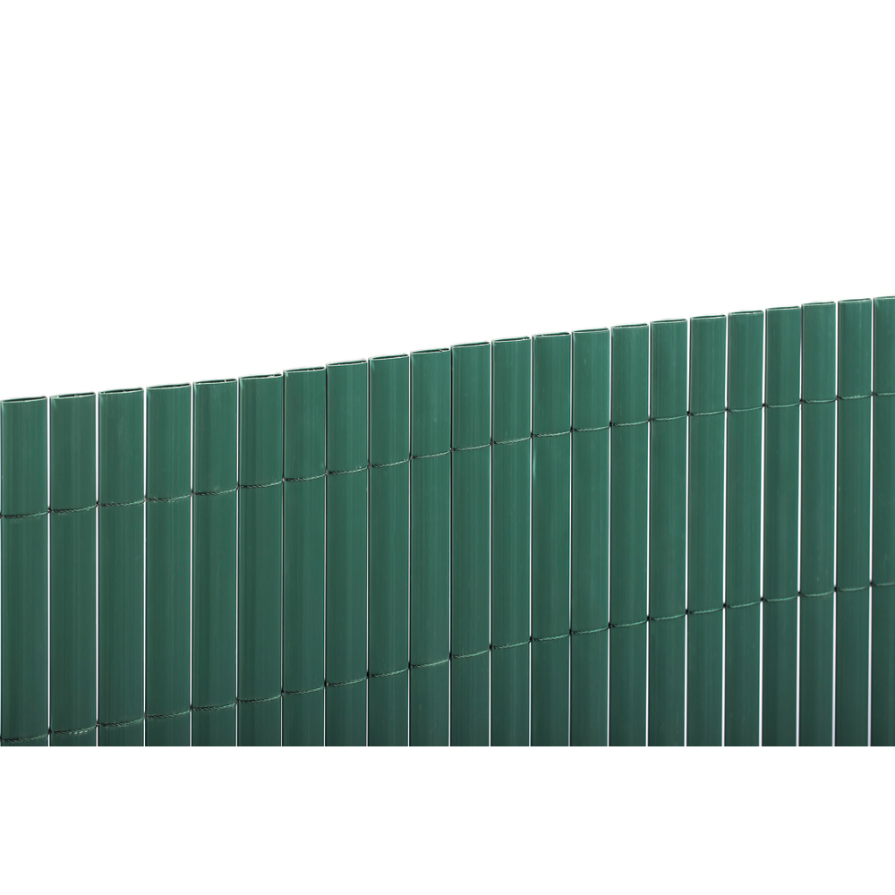 Canisse PVC Recycane, double face, coloris vert - 1,5x3m 