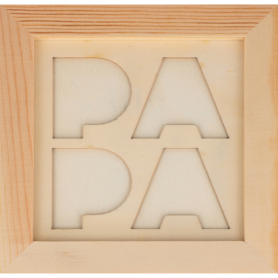 Cadre en bois à décorer motif Papa
