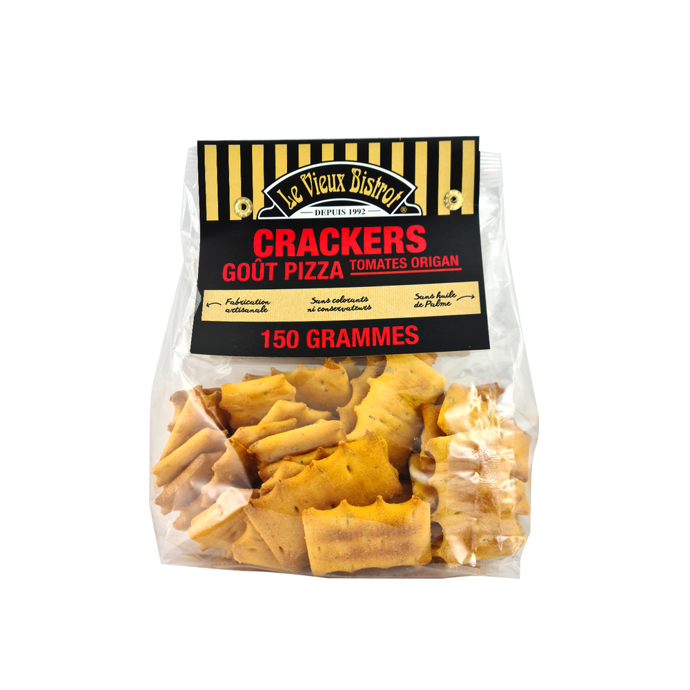 Crackers goût pizza 150g