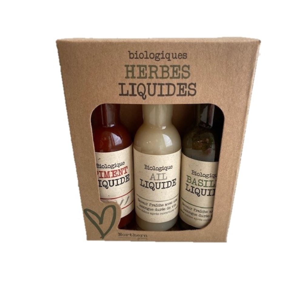 Coffret d'herbes liquides Bio 40ml x3