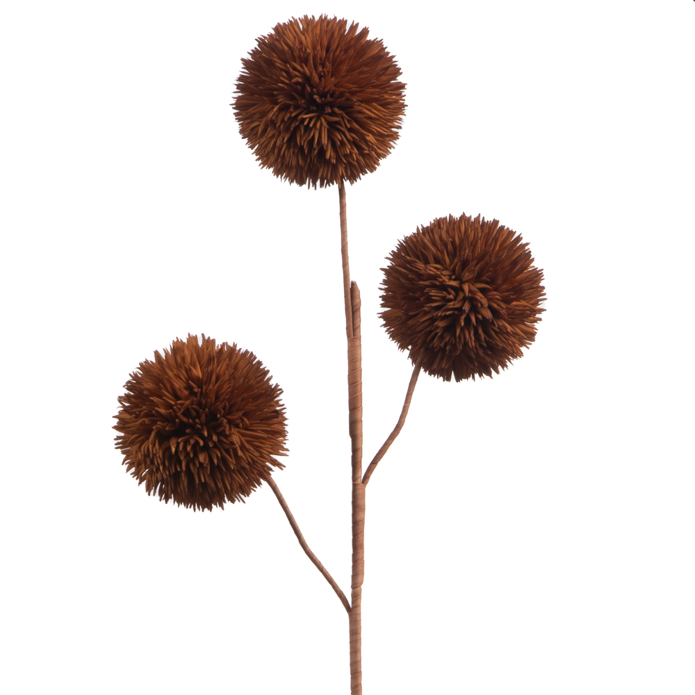 Tige fleur artificielle Monica, coloris noisette - H.89cm