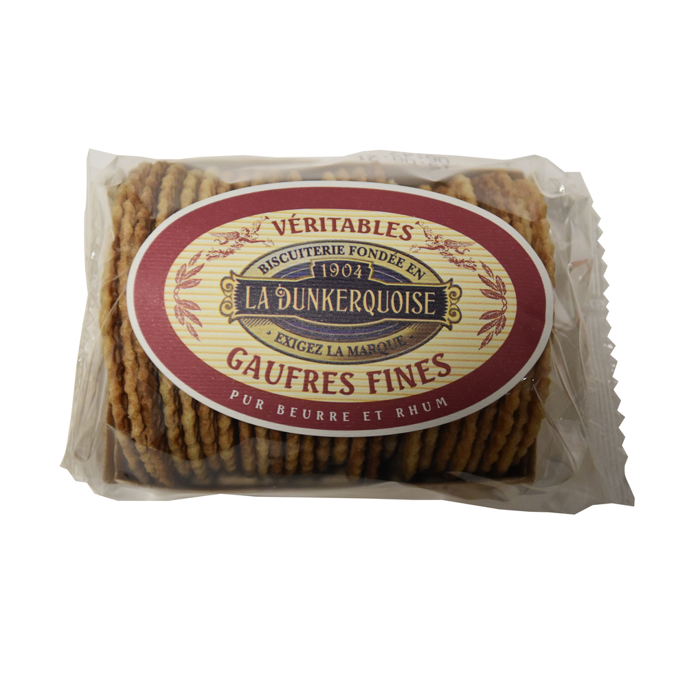 Gaufres fines pur beurre et rhum - 175g